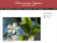 Tablet Screenshot of massagespijkenisse.com